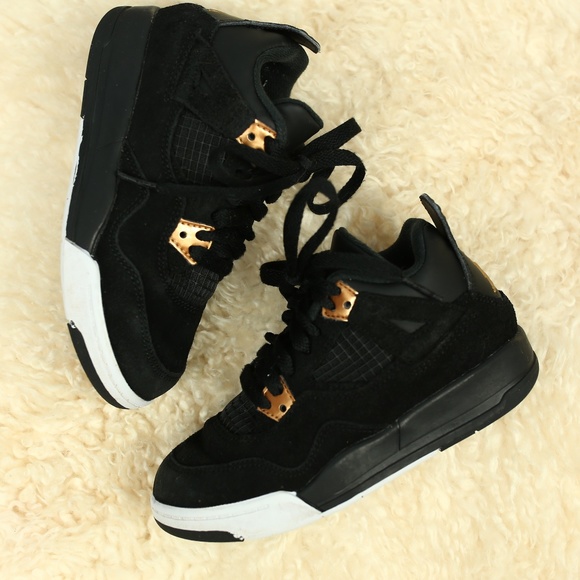 jordan 4 black gold